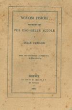 Nozioni fisiche elementari per uso delle scuole e delle famiglie