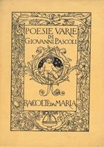 Poesie varie. Raccolte da Maria. Quarta edizione