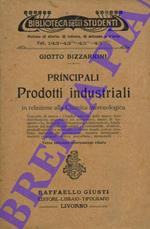 Principali Prodotti industriali in relazione alla Chimica merceologica