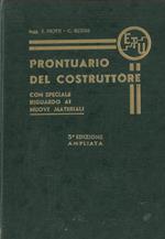 Prontuario del costruttore con speciale riguardo ai nuovi materiali