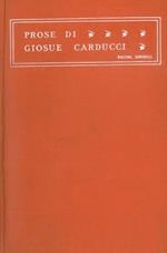 Prose di Giosuè Carducci 1859-1903