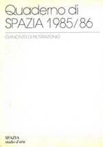 Quaderno di Spazia 1985/86