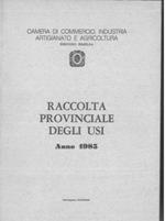 Raccolta Provinciale degli Usi. Anno 1985