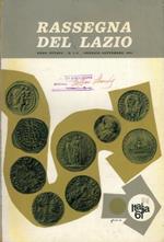 Rassegna del Lazio. Rivista mensile della Provincia di Roma. Anno ottavo. N. 1. 9. gennaio. settembre 1961