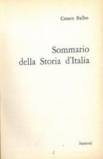 Sommario della Storia d'Italia