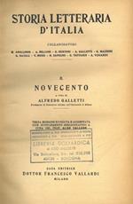 Storia letteraria d'Italia. Il novecento