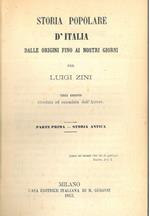 Storia popolare d'Italia dalle origini fino ai nostri giorni