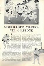 Sumo o lotta atletica nel Giappone