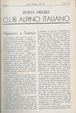 Club Alpino Italiano. Rivista mensile