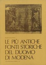 Le pi antiche fonti storiche del Duomo di Modena