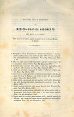 Alcune delle memorie di medico-pratico argomento del Dott. G.D. N. delle quali trovasi ancora qualche esemplare presso la libreria Munster in Venezia