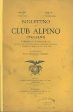 Bollettino del Club Alpino Italiano. Anno 1880. Vol. XIV. n¡ 41