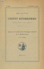 Aperu de la faune des Eponges calcaires de la Méditerranée