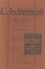 L' Archiginnasio. Bullettino della Biblioteca Comunale di Bologna