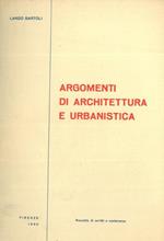 Argomenti di architettura e urbanistica