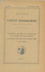 Contribution nouvelle à la connaissance des Eponges des cotes d'Algerie. Les espéces nouvelles d'O. Schmidt, 1868