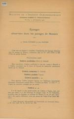 Eponges observées dans les parages de Monaco. Premiere partie, deuxime partie, fin