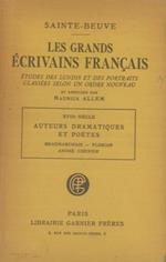 Les grands ecrivains franais. XVIII siecle. Auteurs dramatiques et poetes. Beaumarchais, Florian, André Chenier