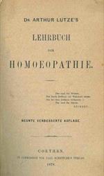 Lehrbuch der Homoeopathie. 9a edizione