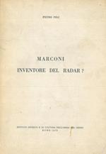 Marconi inventore del radar?