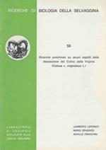 Ricerche preliminari su alcuni aspetti della deposizione del Colino della Virginia (Colinus v. virginianus L.)