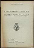 Il fato geografico nella storia della penisola balcanica