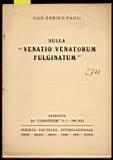 Sulla Venatio venatorum fulginatum