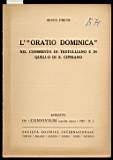 L' ORATIO DOMINICA nel commento di Tertulliano e in quello di S. Cipriano