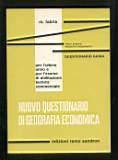 Nuovo questionario di geografia economica - M. Fabris - copertina