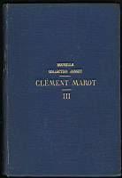 Oeuvres completes de Clement Marot Tome III