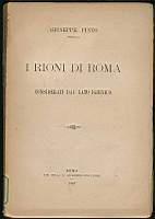 I rioni di Roma considerati dal lato igienico