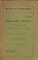 Opuscules choisis