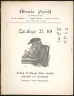 Scelta di buoni libri antichi esauriti e d'occasione catalogo n. 89