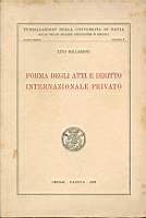 Forma degli atti e diritto internazionale privato