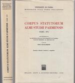 Corpus Staturorum Almi Studii Parmensis Rigida