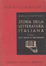 Storia Della Letteratura Italiana Vol.1 Dalle Origini Al Quattrocento