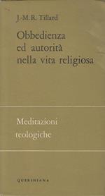 Obbediaenza Ed Autorità Nella Vita Religiosa