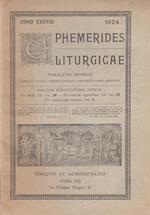 Phemerides Liturgicae