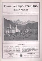 Rivista Mensile Club Alpino Italiano N.2 Anno Xxxiii