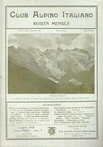 Rivista Mensile Club Alpino Italiano N.7 Anno Xxxiv