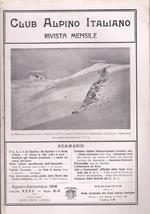 Rivista Mensile Club Alpino Italiano N.8/9 Anno Xxxv