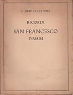 Ricordi Di San Francesco D'assisi- Salvadori- Barbera