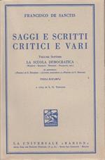 Saggi Scritti Critici E Vari Vol.Vii- De Sanctis- Barion