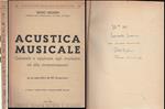 Acustica Musicale con Dedica Autografa