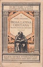Prosa Latina Cristiana Vol.1