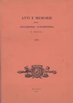 Atti E Memorie Della Accademia Clementina Bologna Xiv