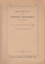 Bollettino Società Geologica Lxxix Fasc. 1