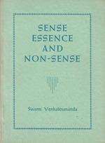 Sense Essence And Non Sense English