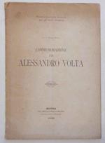 Commemorazione di Alessandro Volta