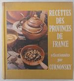 Recettes des provinces de France sélectionnées par Curnonsky